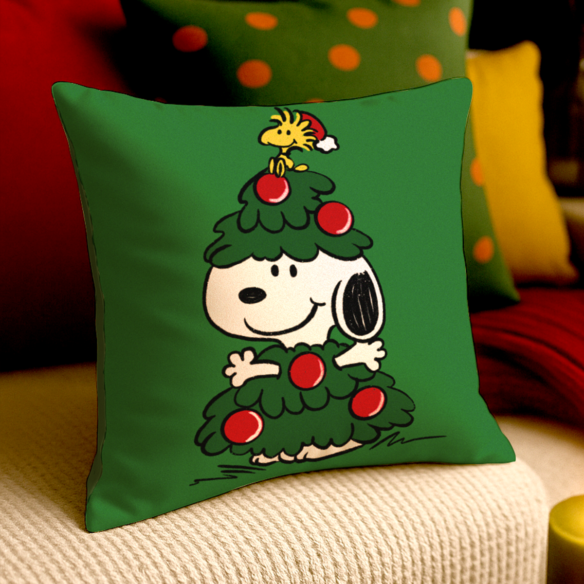 Cojínes Navideños Snoopy
