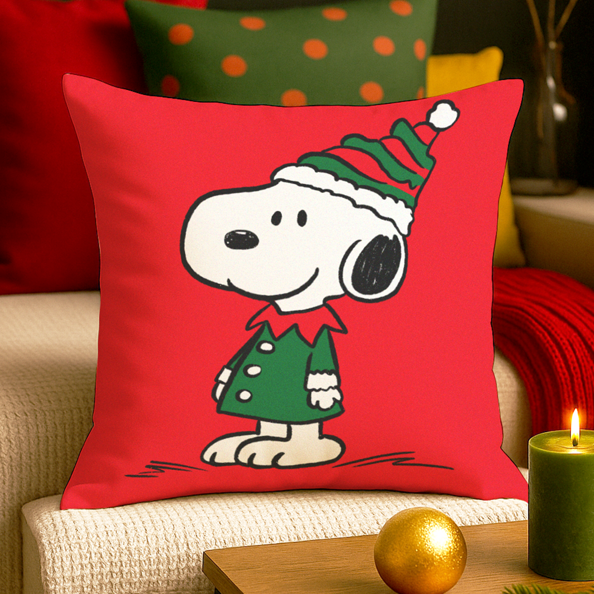 Cojínes Navideños Snoopy